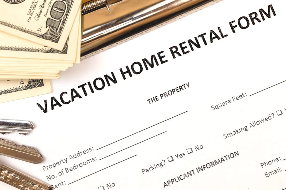 vacation home rental form for legal